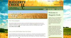 Desktop Screenshot of haggertycreek.com